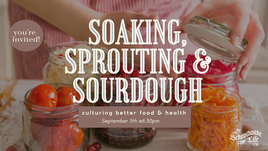 Sprouting, Soaking, and Sourdough Workshop
